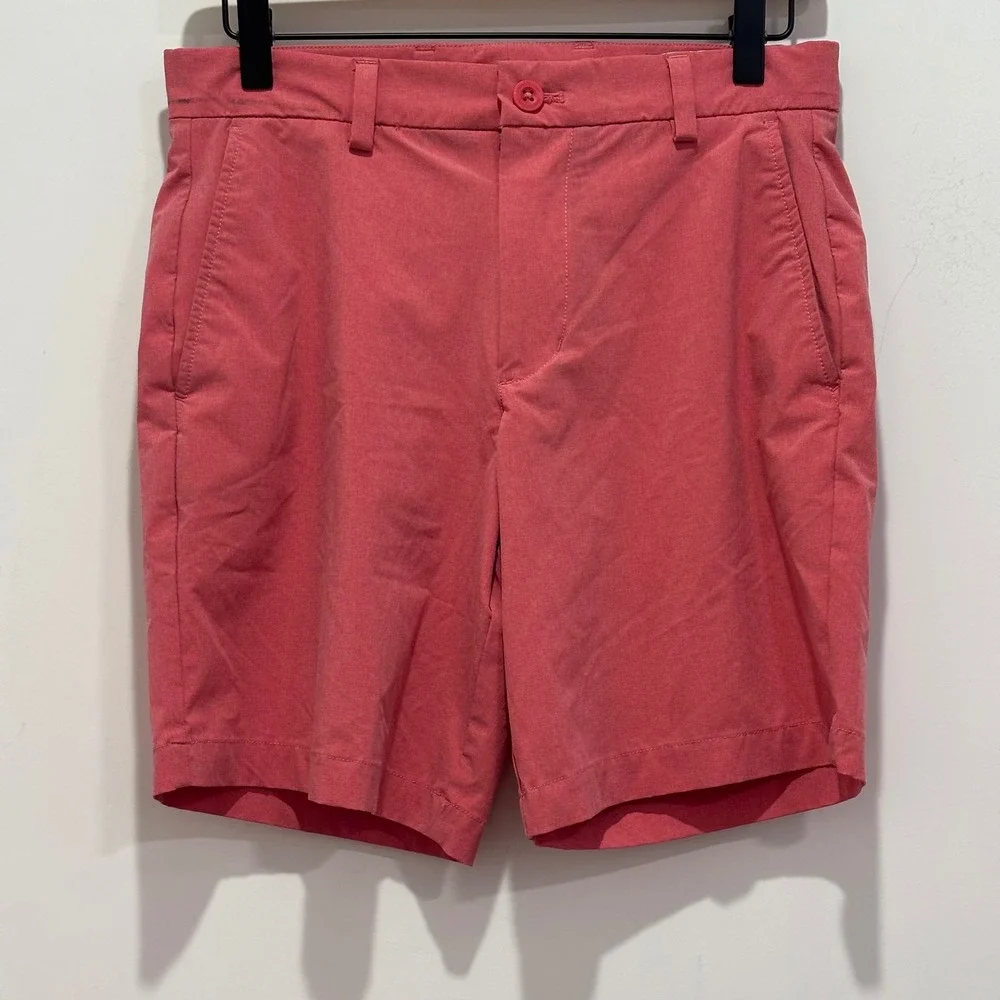 Vineyard Vines Performance‎ Breaker Shorts Mens 29 Coral Pink Stretch Golf 8